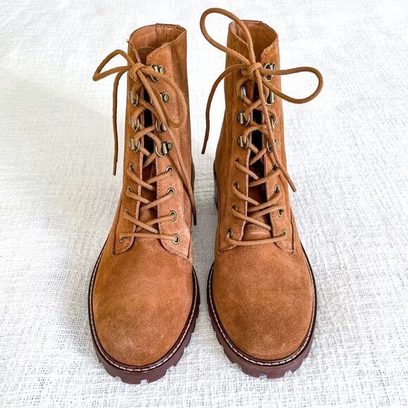 Madewell suede combat boots. - Picture 5 of 14
